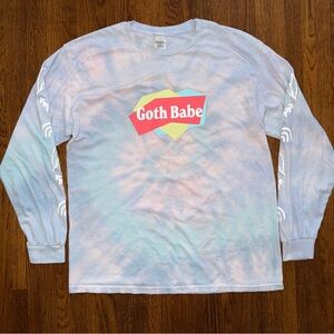 Goth Babe Tie-Dye Long Sleeve Tee